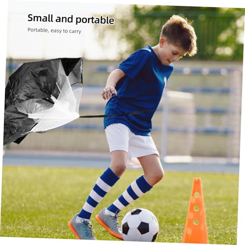 KOMBIUDA Running Resistance Parachute Trainer for Soccer and Fitness Waist Belt for Speed Training Lightweight Design for for Athletic Performance Enhancement