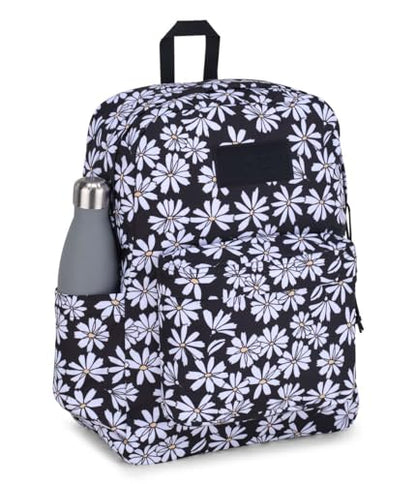 JanSport Superbreak Backpack - Durable, Lightweight Premium Backpack, Punk Pansies Black - color: Punk Pansies Black