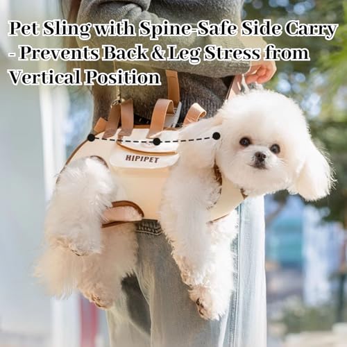 Hands Free 6-in-1 Pet Carrier Backpack for Travel, Adjustable Sling Shoulder Bag with Spine Support & Lift Harness, Breathable Air Mesh Carrier for Dogs & Cats (8-14 lbs) - size: 8-14 lbs