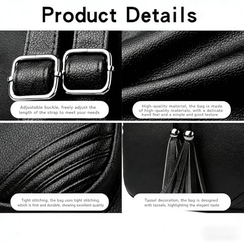 Women's Travel Backpack Leather Tassel Backpack Adjustable Shoulder Straps Casual Daypack Durable Bag Work Commute (Red) - color: Red