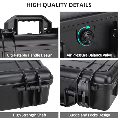 Professional Mini 4 Pro Hard Case, Waterproof Travel Carrying Case Bag for DJI Mini 4/3 Pro, with RC-N2/RC 2 Remote & Accessories - color: Mini 3/4 Pro Hard Case
