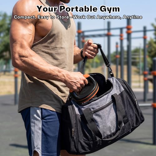 Sportneer Adjustable Doorway Pull Up Bar Bundle with Rotating Push Up Bar Handles for Home Gym Workout