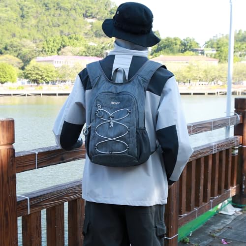 BOVIP 20L Hiking Backpack Lightweight Packable Hiking Daypack Small Travel Outdoor Foldable Shoulder Bag Gray - color: Gray 1