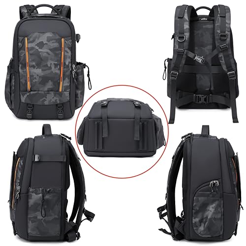 Camera backpack photographer Camera Backpack Waterproof Large for DSLR Cameras Backpacks for Photographers Camera Backpack for Women Men Outdoor Black