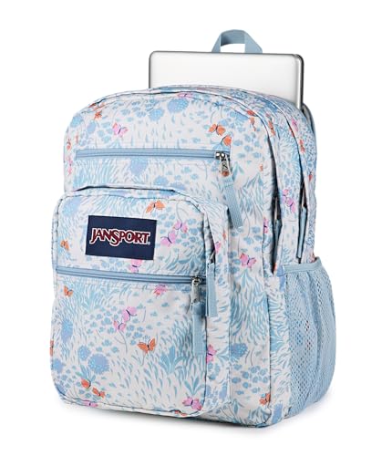 JanSport Laptop Backpack - Computer Bag with 2 Compartments, Ergonomic Shoulder Straps, 15” Laptop Sleeve, Haul Handle - Fluttering Fields - color: Fluttering Fields