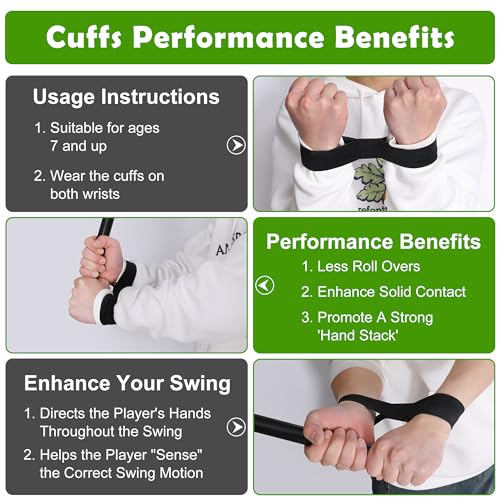 codree Baseball Swing Trainer Bands- Elastic Baseball Softball Hitting Resistance Bands- Baseball Batting Training Aids Equipments for Athletes Improve Batting, Arm Strength - color: 1 Set