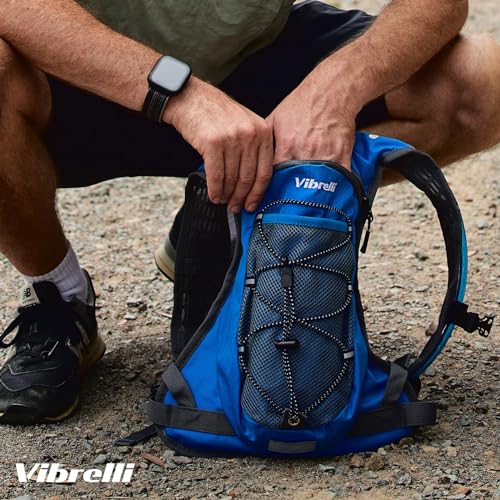 VibrelliVibrelli Hydration Backpack & 2L Hydration Bladder - High Flow Bite Valve - Hydration Pack for Cycling, Running, Hiking - color: Black