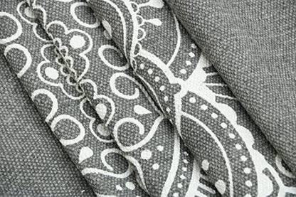 Hand Woven 100% Cotton Yoga Mat- Thick Handloom Made in India- for Gym Floor Exercise - Runner for Bedroom - color: Grey