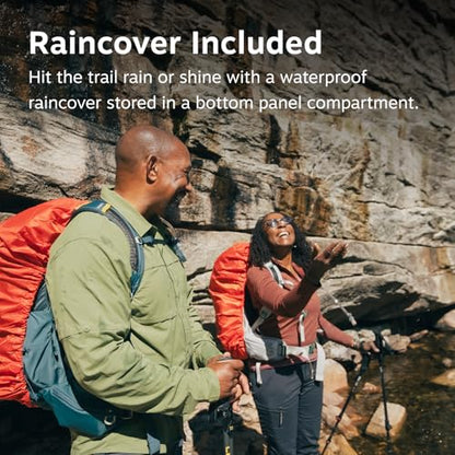 Osprey Stratos 36L Men's Hiking Backpack - Lightweight Backpacking Pack with Waterproof Raincover - Camping Bag, Raven Black - color: Raven Black, style: 36l