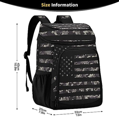 Tropical Pineapples Fruits Cooler Backpack Insulated Leak Proof Beach Cooler Bag Soft Lunch Picnic Hiking Camping Backpack Cooler - color: A108