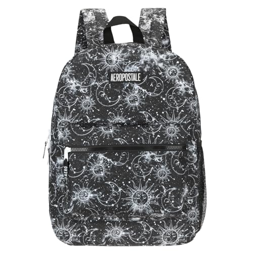 AEROPOSTALE Fieldtrip Unisex Backpack - AE Mens and Womens Bag for Everyday Use - Celestial Sky - color: Black Astro