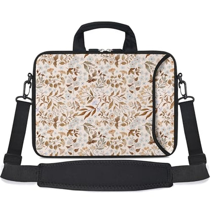 RICHEN 17 inch Laptop Shoulder Bag Carrying Case with Handle Fits 15.6/16/17/17.3/17.4 inch Laptop Notebook (Sicilian Flowers, 16-17.3 inch) - color: Sicilian Flowers