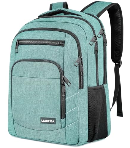 Laptop Backpack for Men Women, School Backpacks for Boys Girls, Water Resistant Personal Item Bag,15.6 Inch College Bookbag Daypack,Computer Bag Gift for Men & Women, Teal - color: Teal, size: 15.6 Inch