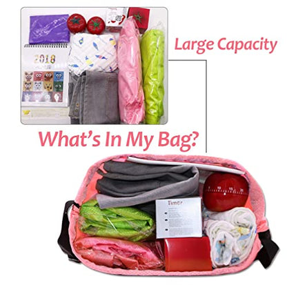 KIKIGOAL Dry Wet Separated Swimming Bag Portable Drawstring Backpack Waterproof Gym Sports Pool Beach Gear Bag - color: Purple