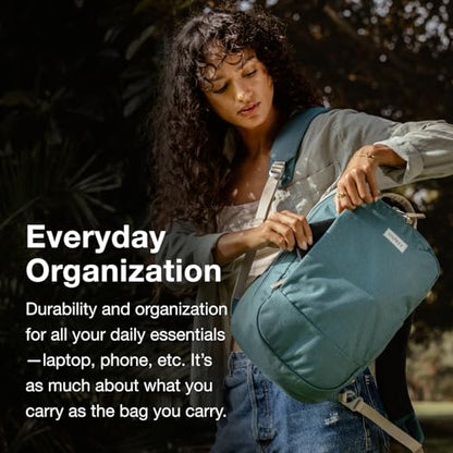 Osprey Arcane Small Day Commuter Backpack - Lightweight Everyday Bag with Laptop Sleeve, Nirvana Blue Heather - color: Nirvana Blue Heather