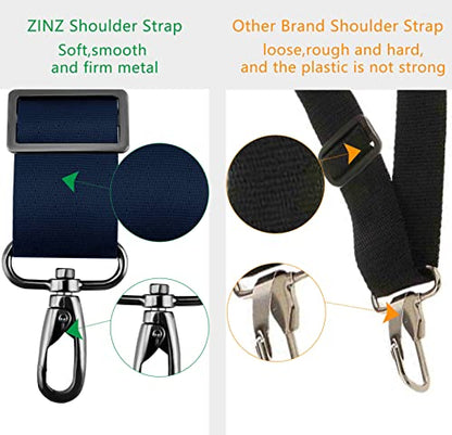 ZINZ Shoulder Strap 58" with Thick Fixed Pad - color: Blue