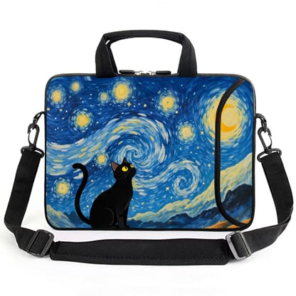 17" Shoulder Bag Adjustable shoulder strap Laptop sleeve Carrying case with mouse and power adapter storage bag (RYJD-17-6) - color: Ryjd-17-6