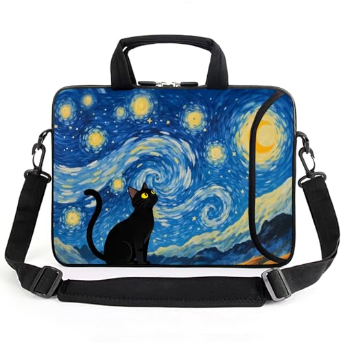 17" Shoulder Bag Adjustable shoulder strap Laptop sleeve Carrying case with mouse and power adapter storage bag (RYJD-17-6) - color: Ryjd-17-6