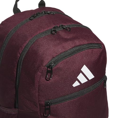 adidas Striker 3 Team Sports Backpack – Daypack for Sports Gym Travel, 36L, Maroon, OSFA - color: Maroon