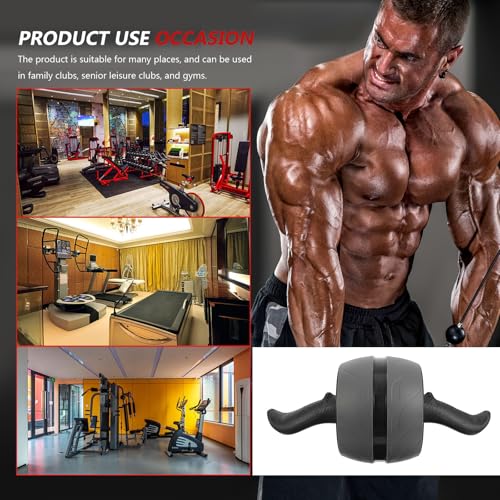 Wakauto Ab Roller Wheel Fitness Roller Core Training Exercise Wheel for Home Gym with Automatic Rebound Suitable for Men and Women Abdominal Workout