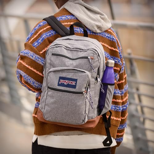JanSport Cool Backpack with 15-inch Laptop Sleeve, Large Computer Bag Rucksack with 2 Compartments, Ergonomic Straps, Lavender Ash - color: Lavender Ash