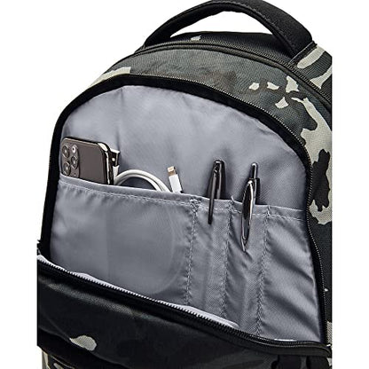 Under Armour Unisex Hustle 5.0 Backpack - color: Black (007)/Metallic Gold
