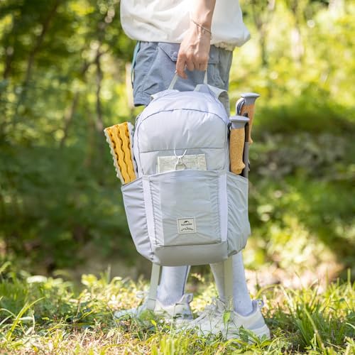 Naturehike 18L Lightweight Hiking Daypack, Waterproof Camping Packable Backpack Ultralight for Travel, Airplane, Adults - color: Lavender