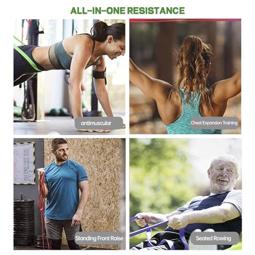 Pull up Bands Stretching Bands Assistance,Resistance Bands Exercise Bands Workout,Stretch Bands for Exercise(5PCS,5-125LB)