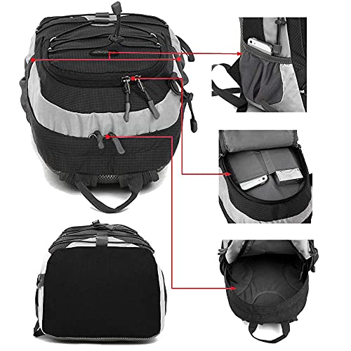 Bseash 10L Small Hiking Backpack for Kids Ages 3-6 Girls Boys Under 4 feet - color: Black