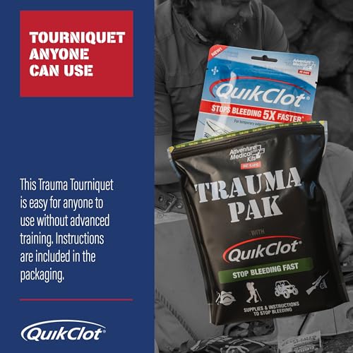 Adventure Medical Kits Trauma Pak First Aid Kit with QuikClot Sponge, black, one size (2064-0292)