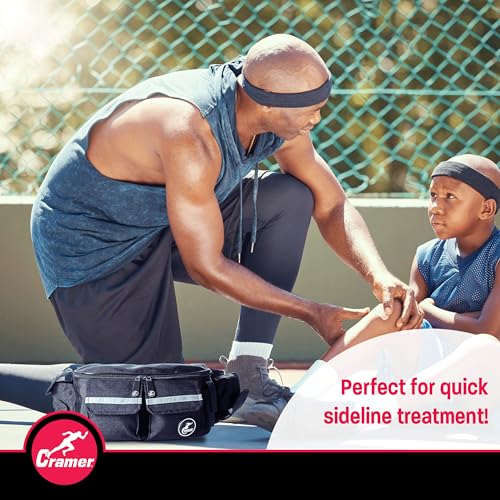 Cramer Deluxe Fanny Pack for Athletic Trainers, Lightweight With Quick Access Pockets, Empty, Waist Bag With Quick Access Pockets,Carries Essential Supplies, Including Tape and Scissors, 1 Count - style: Deluxe