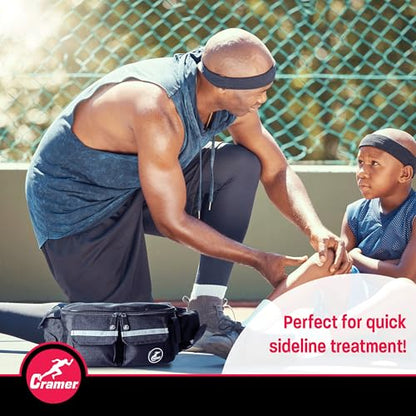 Cramer Deluxe Fanny Pack for Athletic Trainers, Lightweight With Quick Access Pockets, Empty, Waist Bag With Quick Access Pockets,Carries Essential Supplies, Including Tape and Scissors, 1 Count - style: Deluxe