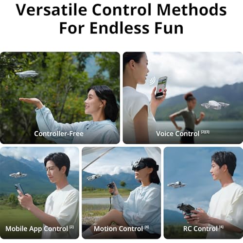 DJI Neo Drone Fly More Combo With 3 Batteries and RC-N3 Remote Bundle with 2 YR CPS Enhanced Protection Pack, Tech Smart USA Drone Essentials Plus Software Bundle, Landing Pad & Backpack