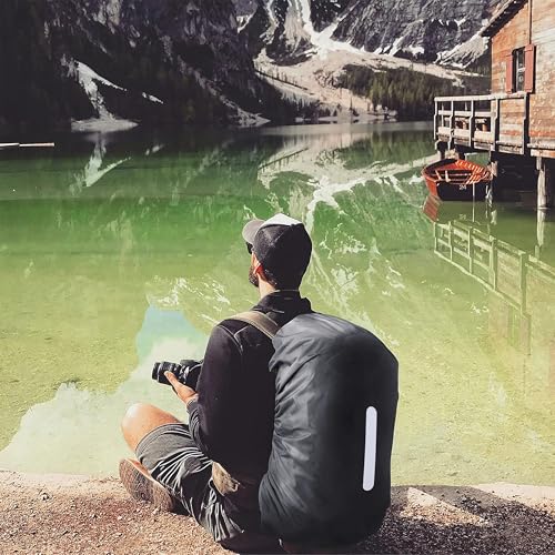 Waterproof Rucksack Cover Backpack Rain Cover 30L-100L for Travel Climbing Hiking (Grey, 40L-50L) - color: Grey, size: 40L-50L