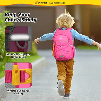 SKYSPER Kids Backpack 12L Children School Bag Child Boy Girl Pack Ages 4-8 for Traveling Day Trips Classes Camping - color: Pink, size: Small