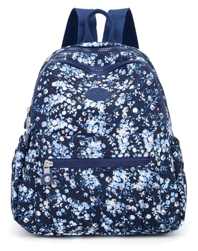 Pealwel Mini Backpack Purse for Women,Small Nylon backpacks for Ladies Backpacks Women Anti Theft Travel Bag (Mini Rose) - color: Mini Rose
