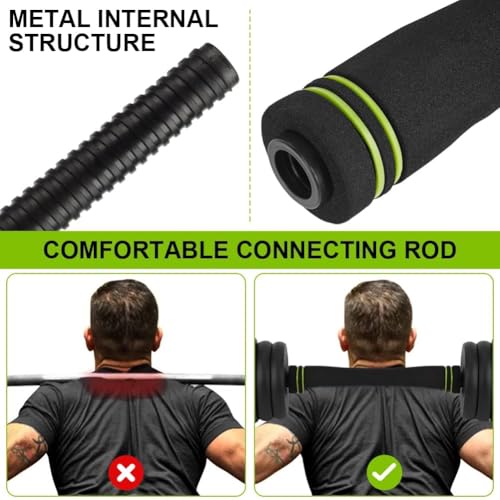 Adjustable Dumbbells, 44/66/88Lbs Free Weight Set with Connector, 4 in1 Dumbbell Set Used As Barbell, Kettlebells, Push Up Stand, Weight Plate, Fitness Exercises for Home Gym Suitable Men/Women Strength Training