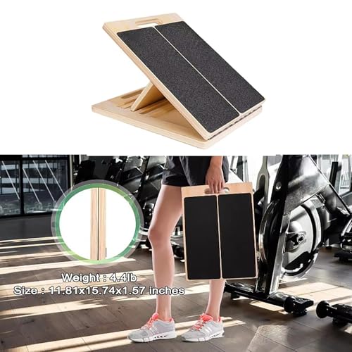 Multi-Functional Stretching Board - 5 Adjustable Angles & Soft Mat, Compact Foldable Design For Travel/Gym Use