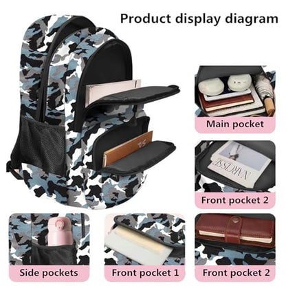 Casual Lightweight Backpacks for Boys & Girls, School Bookbags, 15 "Laptop Backpack, Travel Bag (213sanhui) - color: 213sanhui