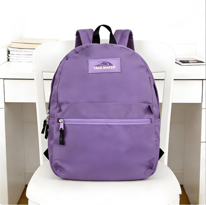 Lightweight Travel Backpack, Casual Daypack, Durable Commuter Bag, Adjustable Shoulder Straps, for Work, Hiking(Purple)