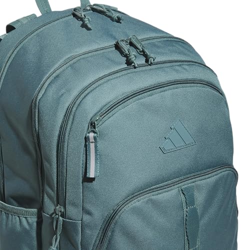 adidas Prime 7 Backpack for Laptop, School and Travel, 37L - color: Preloved Teal Green/Black