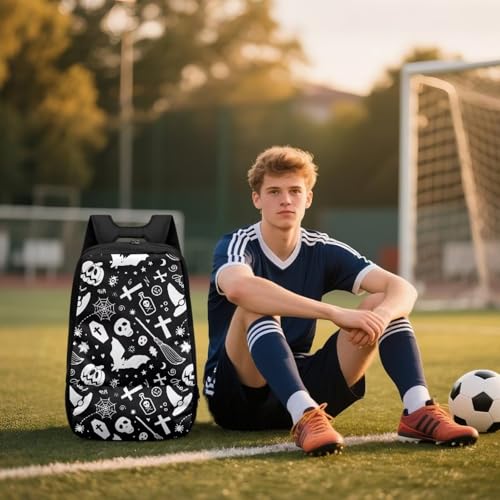 Basketball Backpack With Separate Ball Compartment And Shoes Fit Basketball Volleyball Football - color: Ghost