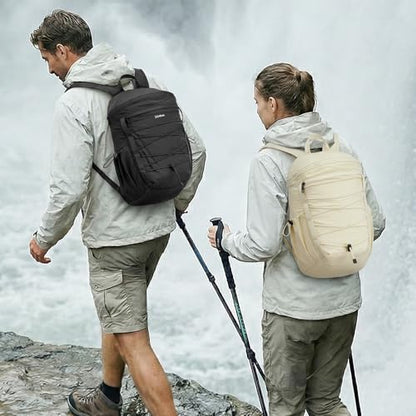 G4Free Hiking Backpack for Women Men 20L Lightweight Travel Backpacks Daypack Outdoor Daily Camping, Black - color: Blcak