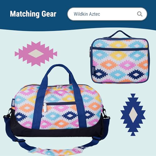 Wildkin 16-inch Kids Backpack – Durable, Padded & Spacious School Bag for Boys & Girls - Aztec - color: Aztec
