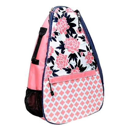 Glove It Tennis Back Pack - color: Peonies & Pars