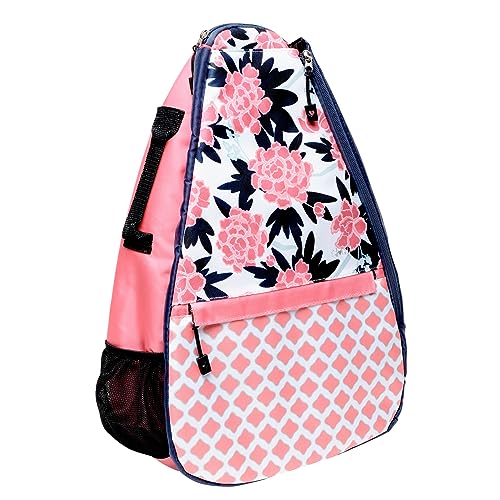 Glove It Tennis Back Pack - color: Peonies & Pars