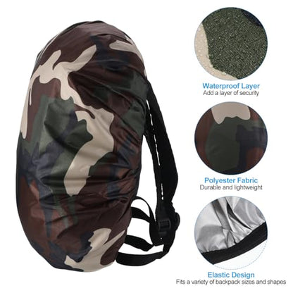 PATIKIL Waterproof Rucksack Cover, Non-Slip Backpack Rain Cover for Travel, Climbing - size: X-Small