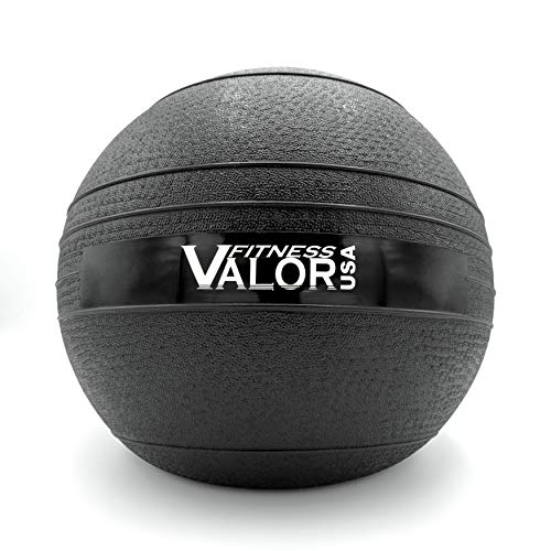 Valor Fitness Slam Ball - Durable Weighted Ball for Crossfit, Strength Training, HIIT, and Cardio Workouts, Non-Bounce Design, Multiple Weights Available - style: 50 lb