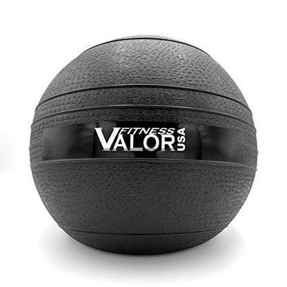 Valor Fitness Slam Ball - Durable Weighted Ball for Crossfit, Strength Training, HIIT, and Cardio Workouts, Non-Bounce Design, Multiple Weights Available - style: 50 lb