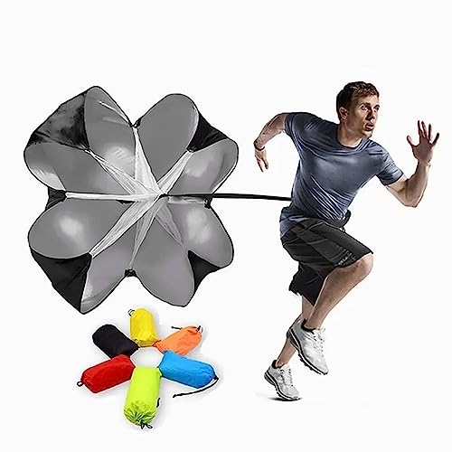 RiToEasysports Speed Parachute with Adjustable Straps of Easy Running Slide for Skaters Mesh Material Material